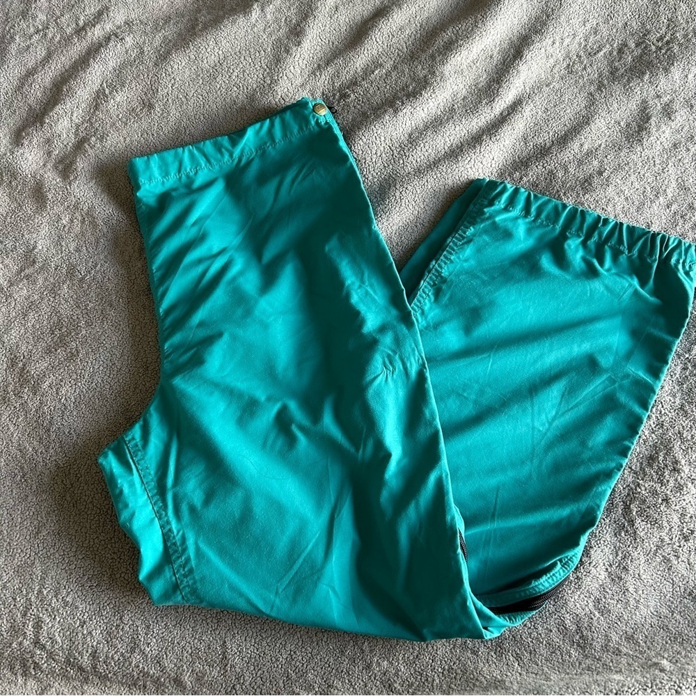 Vintage L.L. Bean Turquoise, Teal Windbreaker Layer, Outdoor, Snowboard, Skiing